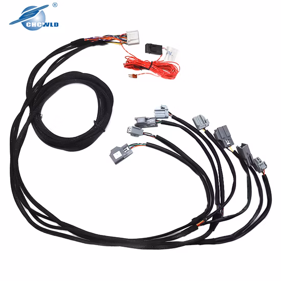 OEM ODM Custom Customized IATF16949 ISO9001 Factory Supply Auto Automotive Audi Engine Wire Wiring Harness with Jst Molex Tyco Deutsch Connector