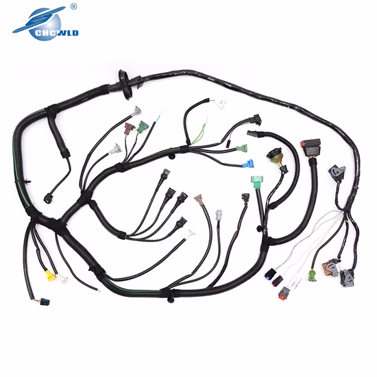 OEM ODM Custom Customized IATF16949 ISO9001 Factory Supply Auto Automotive Audi Engine Wire Wiring Harness with Jst Molex Tyco Deutsch Connector