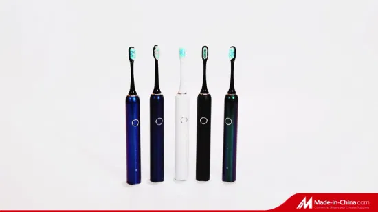 Escova de dentes elétrica sônica recarregável à prova d'água IPX7 de 200 dias com 5 modos